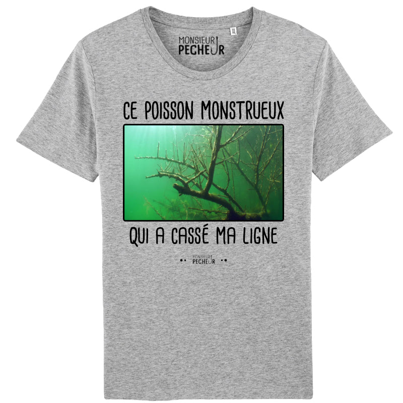 Tshirt humour pêche - Ce poisson monstrueux