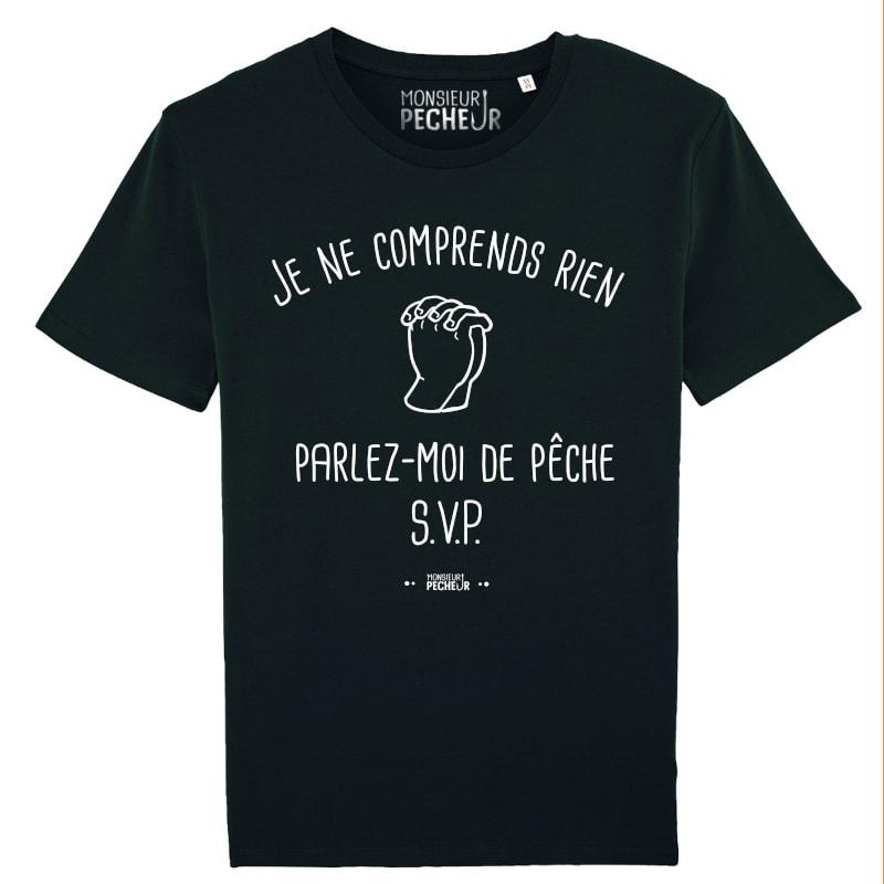 T-shirt humour - Parlez moi de pêche