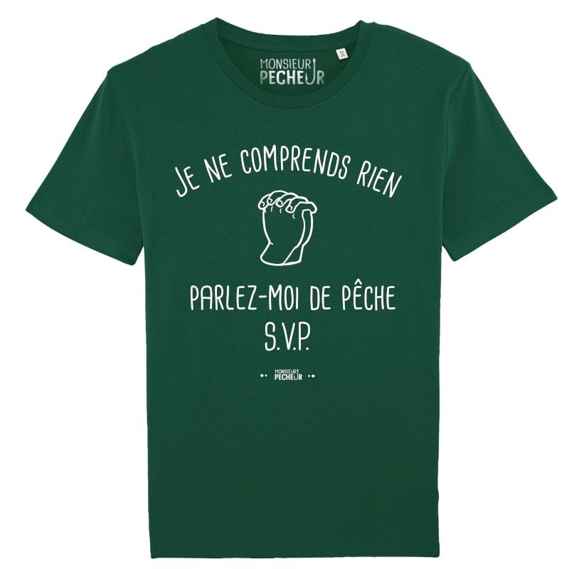 T-shirt humour - Parlez moi de pêche