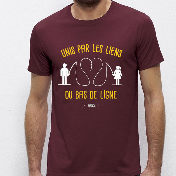 Tee shirt pêche - Unis par les liens du bas de ligne