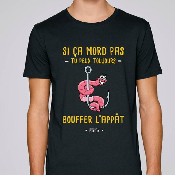 Tee shirt pêche - Si ça mord pas…