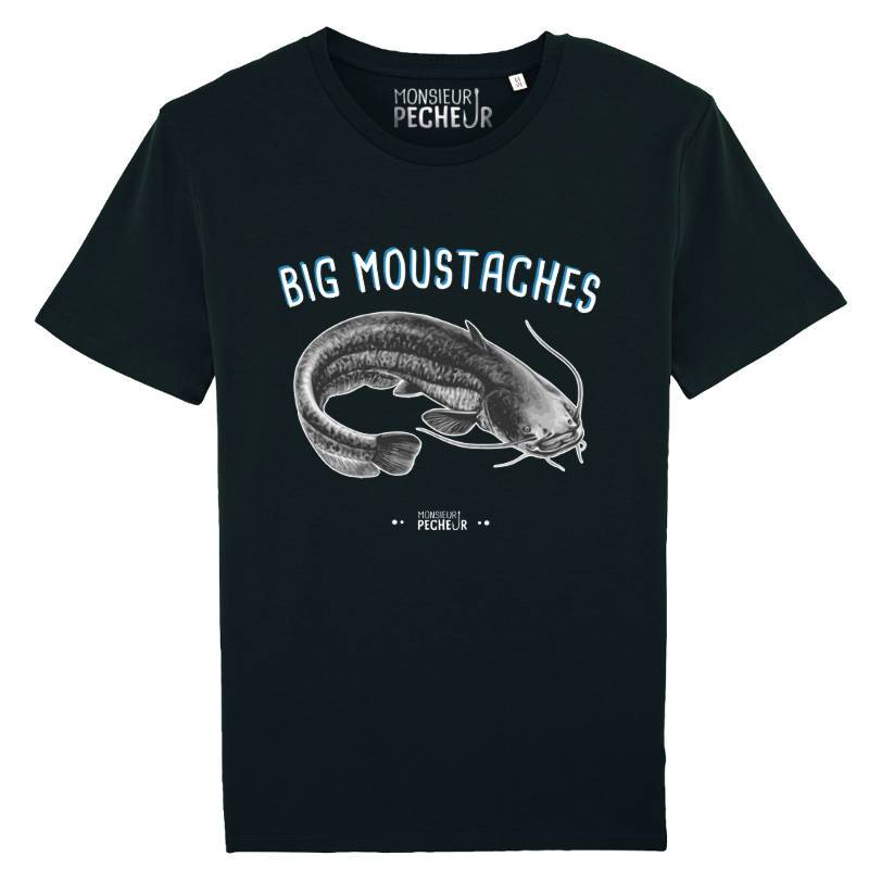 T-shirt pêche silure - Big Moustaches