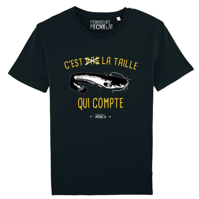 T-shirt pêche Silure - La taille qui compte
