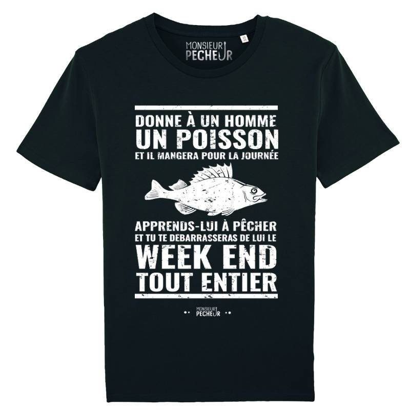 Tee shirt Pêcheur - Donne à un homme un poisson