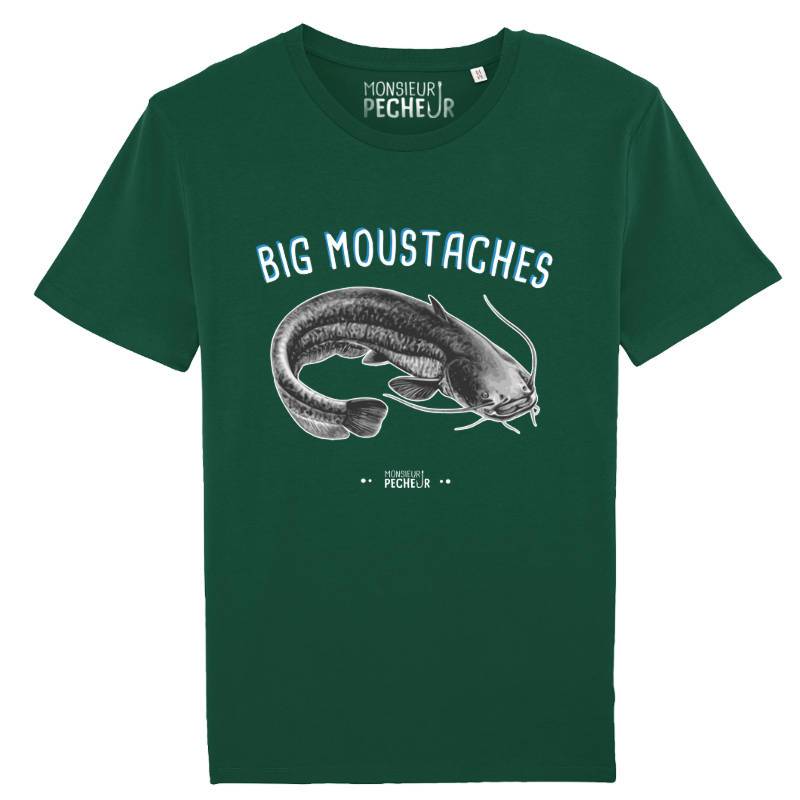 T-shirt pêche silure - Big Moustaches