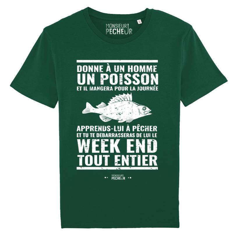 Tee shirt Pêcheur - Donne à un homme un poisson