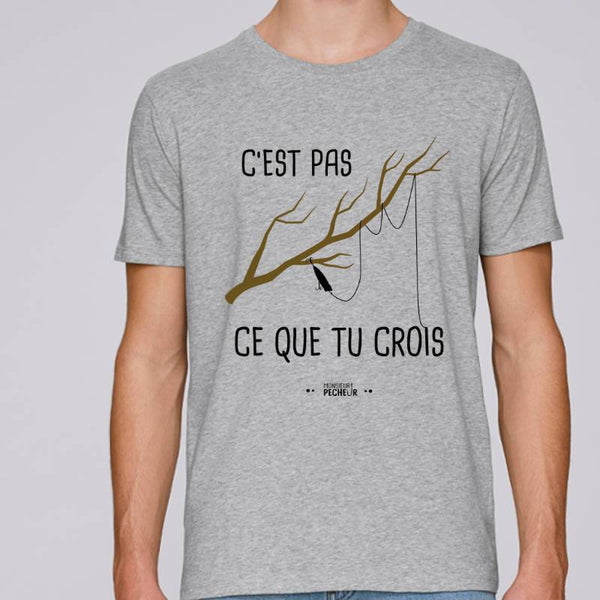 Tee shirt pêche - C'est pas ce que tu crois