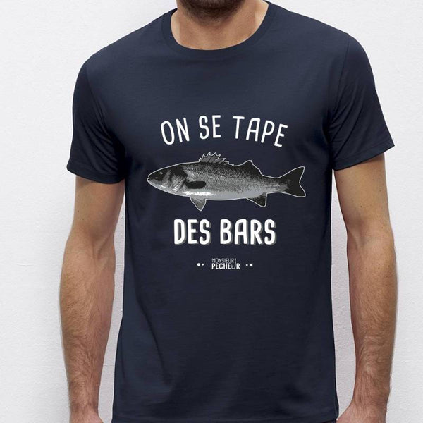T-shirt pêche en mer - On se tape des bars