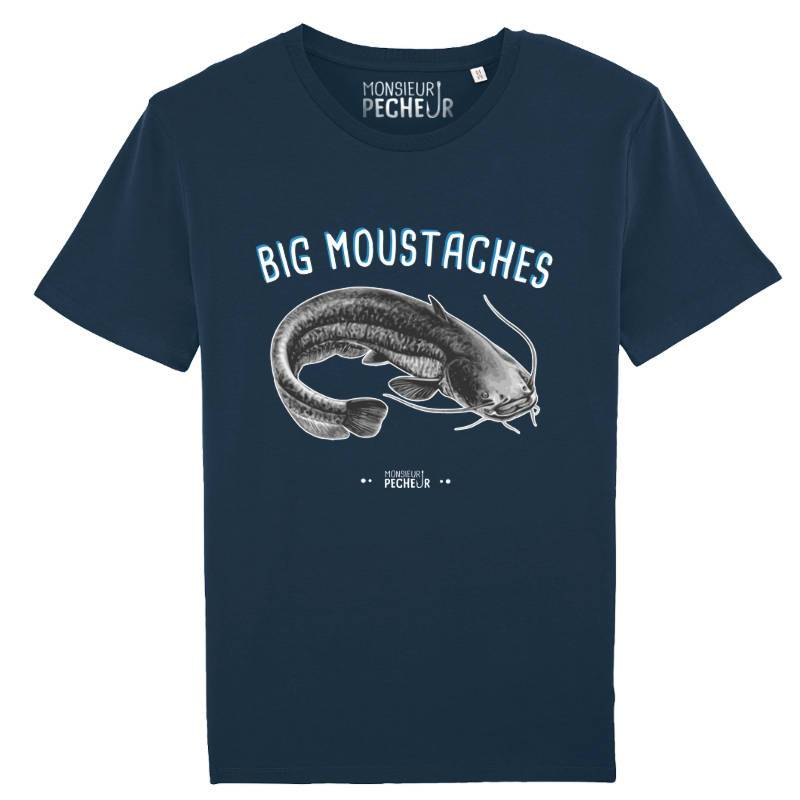 T-shirt pêche silure - Big Moustaches