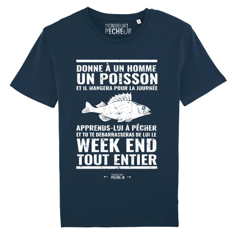 Tee shirt Pêcheur - Donne à un homme un poisson