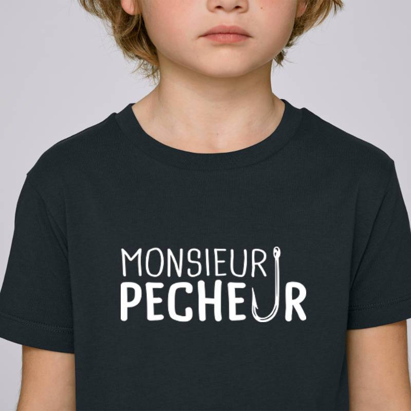T-shirt enfant Monsieur Pêcheur