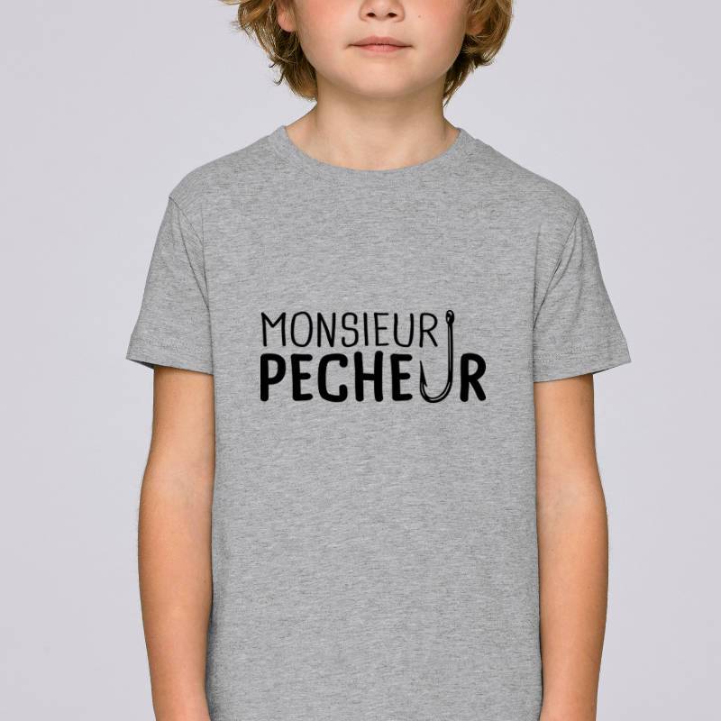 T-shirt enfant Monsieur Pêcheur