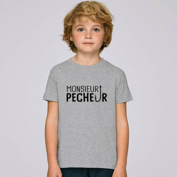 T-shirt enfant Monsieur Pêcheur