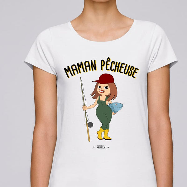 T-shirt Femme Maman Pêcheuse