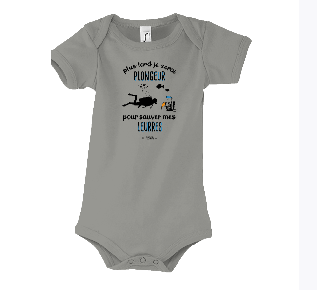 Body Bébé - Plus tard je serais plongeur