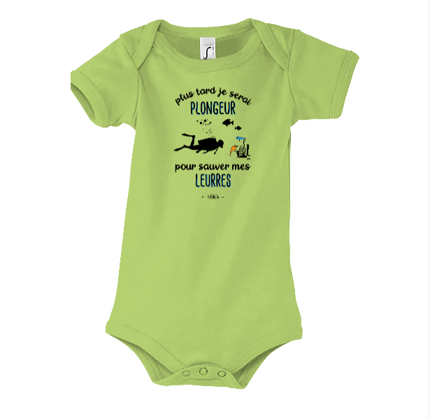 Body Bébé - Plus tard je serais plongeur