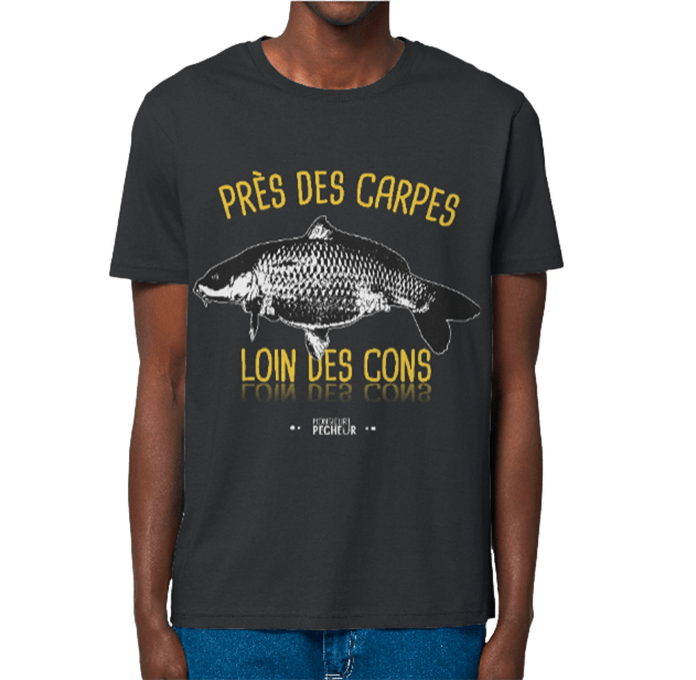 T-Shirt Près des carpes, loin des cons