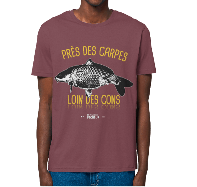 T-Shirt Près des carpes, loin des cons