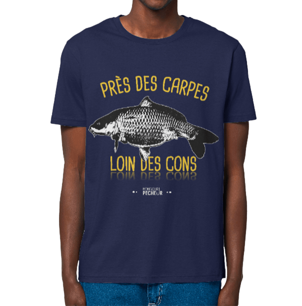 T-Shirt Près des carpes, loin des cons