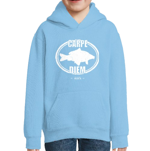 Sweat à capuche enfant Carpe Diem