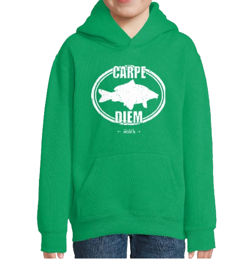 Sweat à capuche enfant Carpe Diem