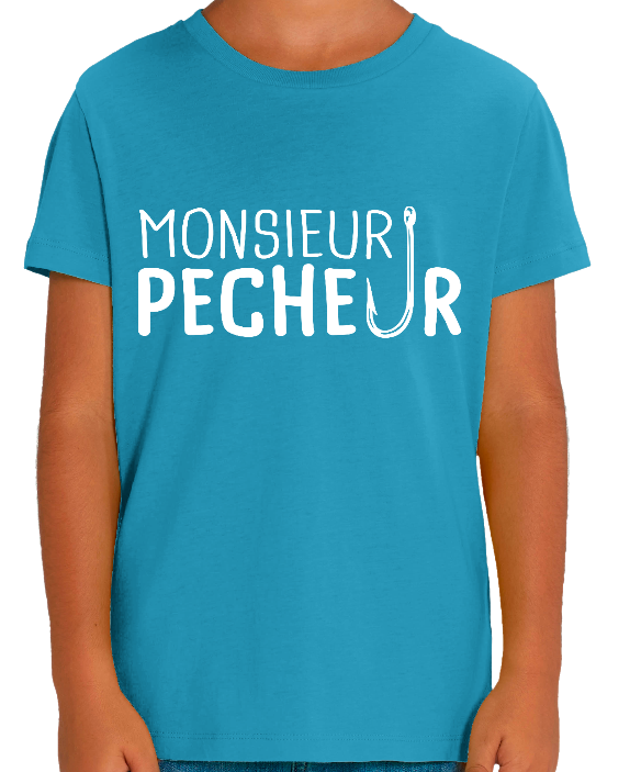 T-shirt enfant Monsieur Pêcheur