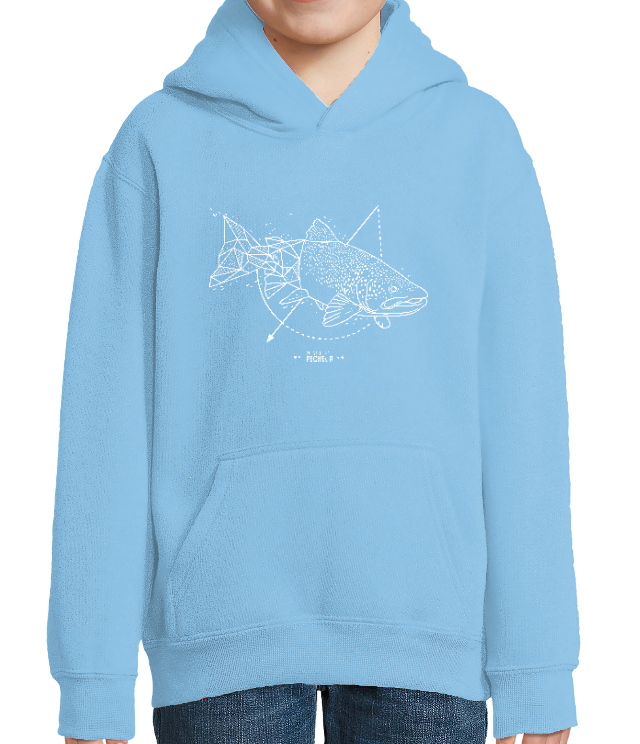 Sweat Enfant Signature Truite – Monsieur Pêcheur Sweat Enfant Signature Truite – Monsieur Pêcheur
