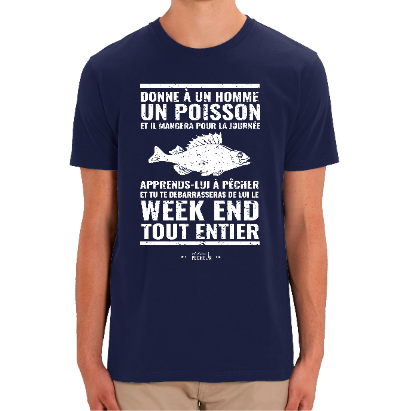 T-Shirt Donne à un homme un poisson
