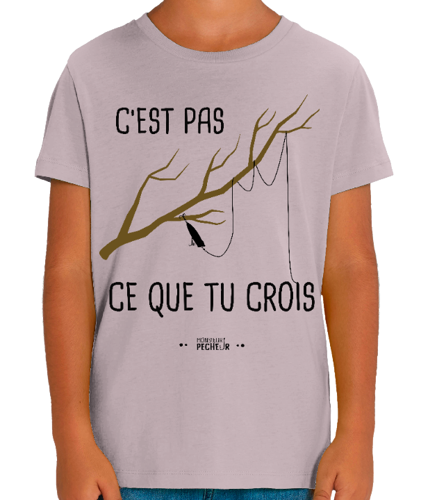 T-shirt enfant C'est pas ce que tu crois