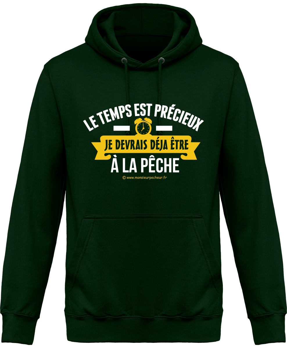 Sweatshirt Pêcheur Dessinateur - Motif Pêche à La Mouche Pour Passionnés