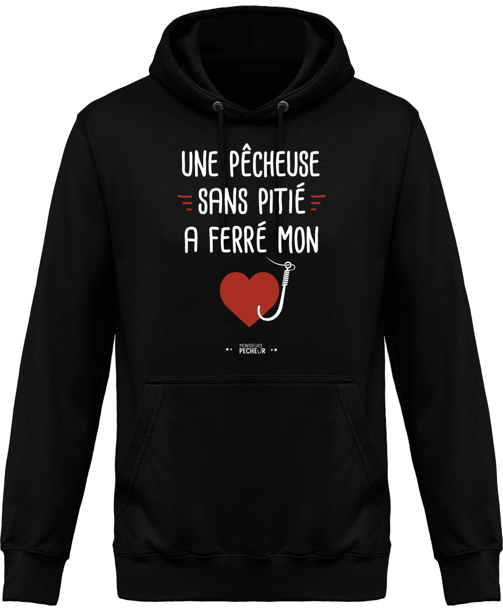 Sweat Une pêcheuse a ferré mon coeur