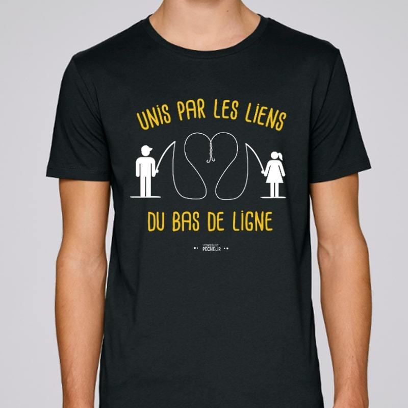 Tee shirt pêche - Unis par les liens du bas de ligne