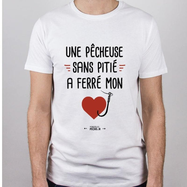 Tshirt pêcheur - Une pêcheuse sans pitié