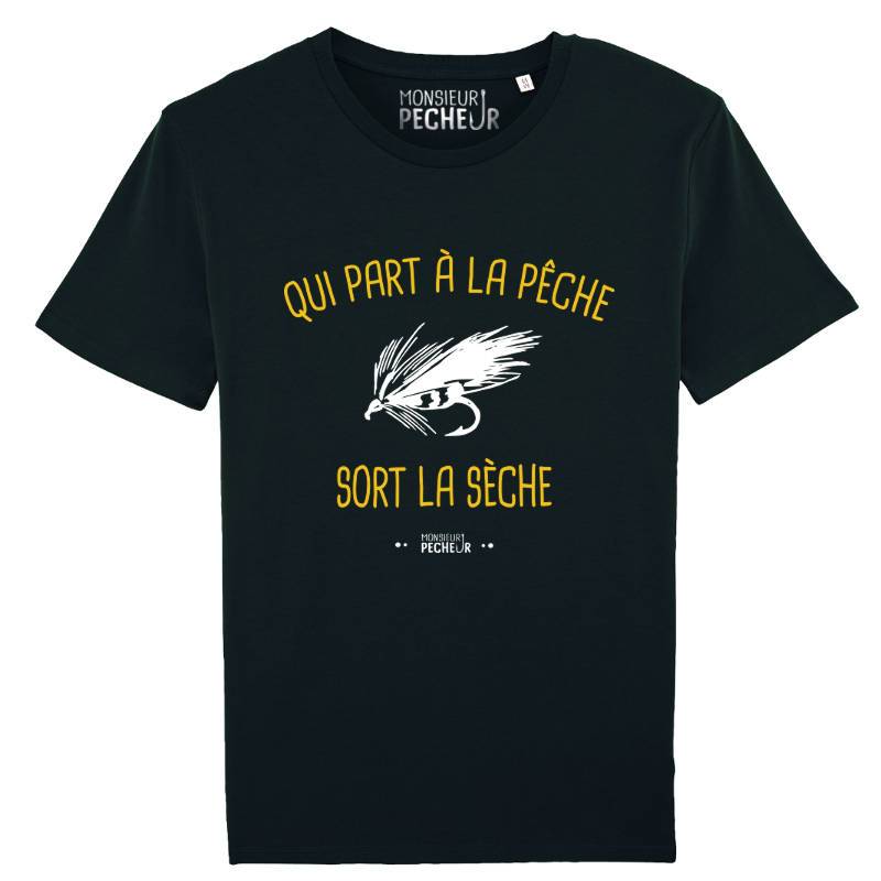 T-shirt pêche à la mouche - Qui part à la pêche
