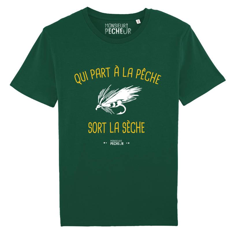 T-shirt pêche à la mouche - Qui part à la pêche