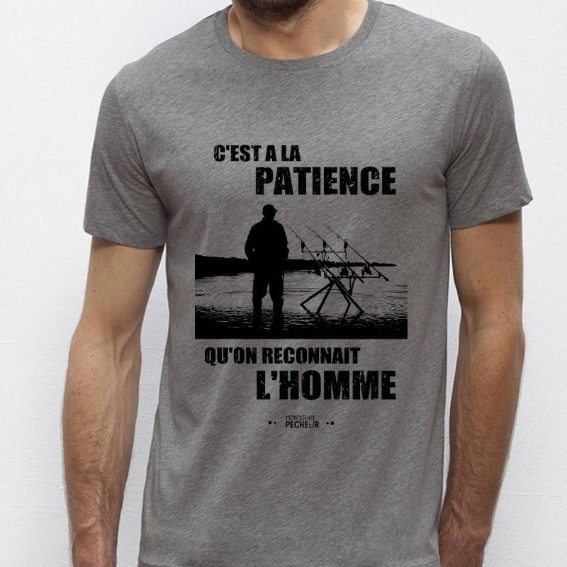 Tshirt carpiste - C'est à la patience