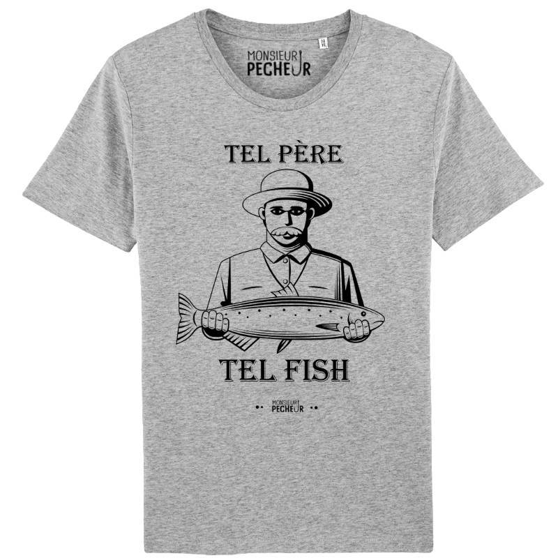 Tee shirt papa pêcheur - Tel Père Tel Fish