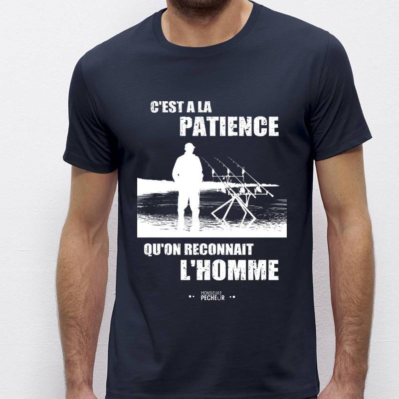 Tshirt carpiste - C'est à la patience