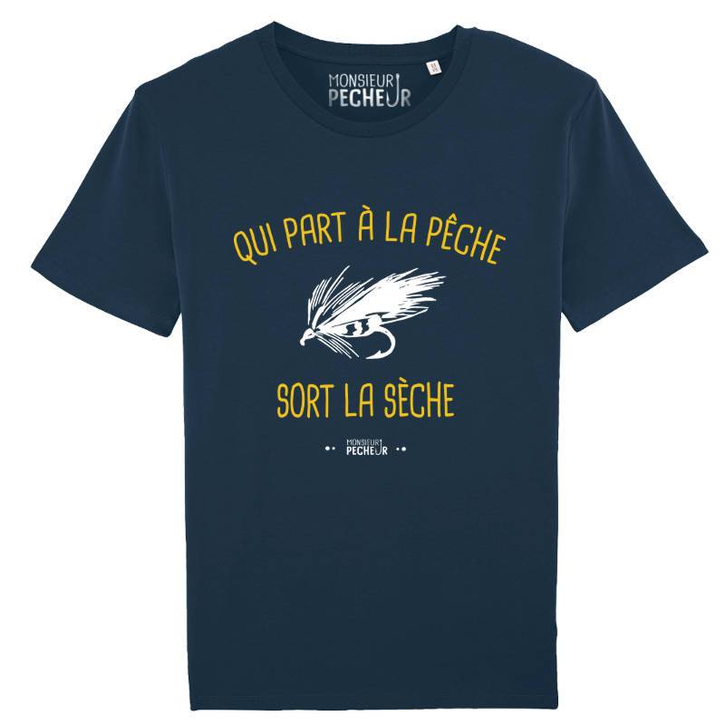 T-shirt pêche à la mouche - Qui part à la pêche