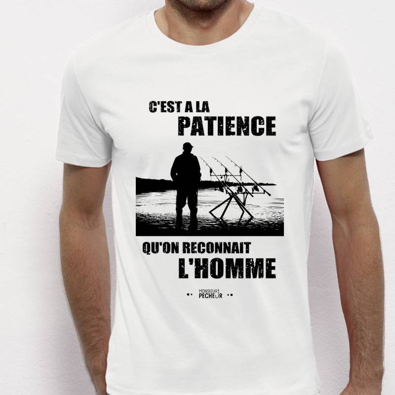 Tshirt carpiste - C'est à la patience