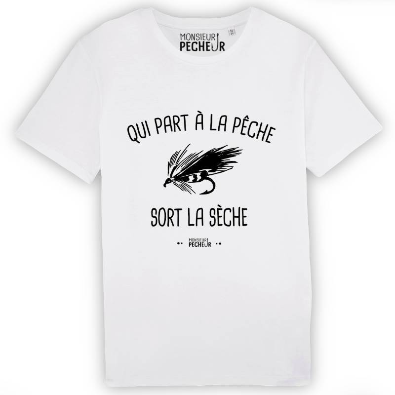 T-shirt pêche à la mouche - Qui part à la pêche