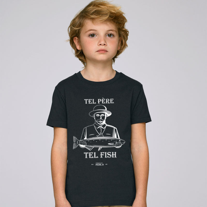T-shirt enfant Tel Père Tel Fish