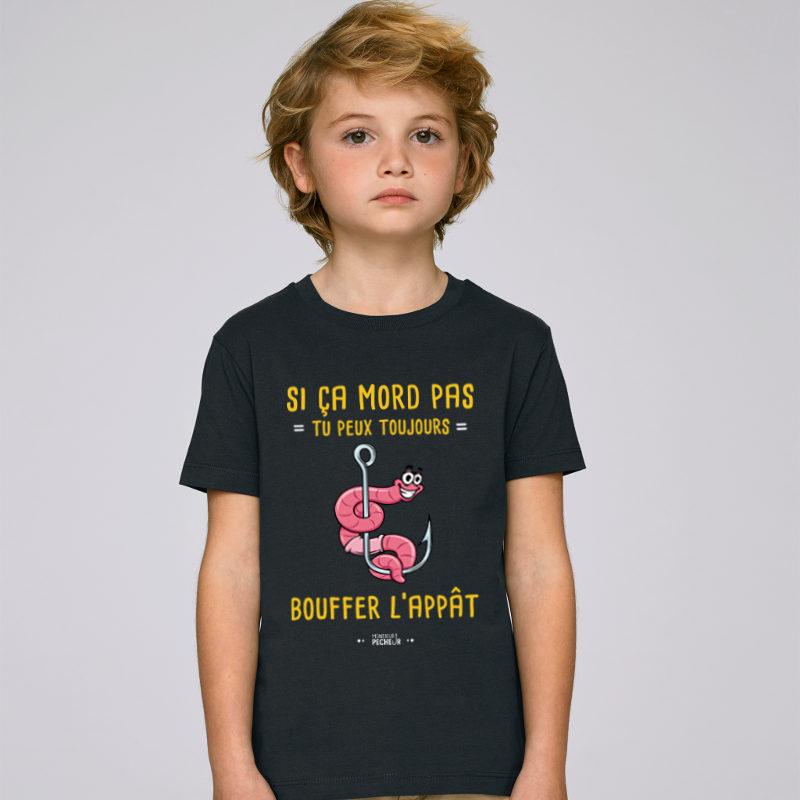 T-shirt enfant Si ça mord pas