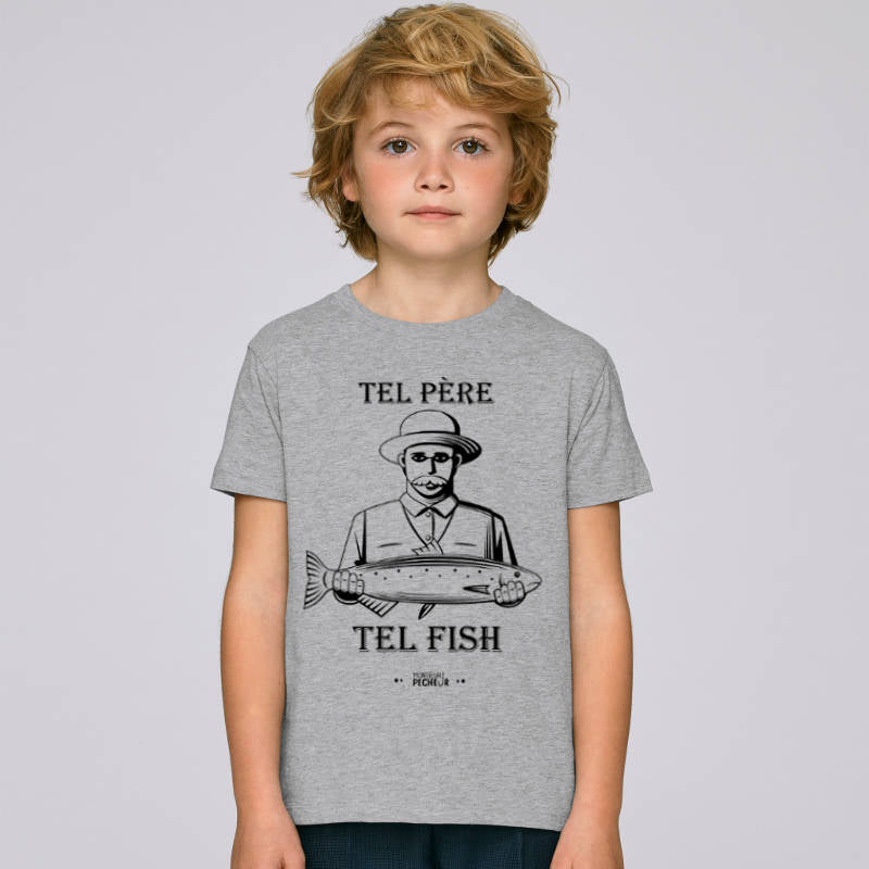 T-shirt enfant Tel Père Tel Fish