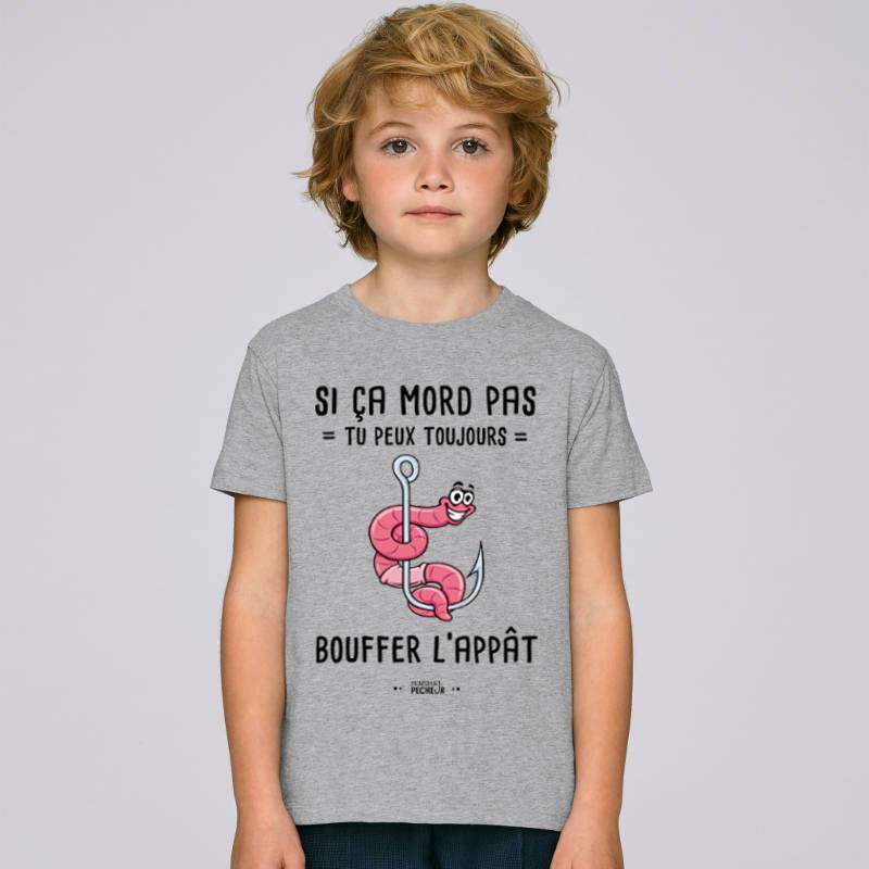 T-shirt enfant Si ça mord pas