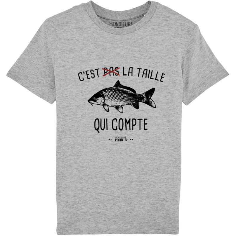 T-shirt enfant C'est pas la taille (carpe)