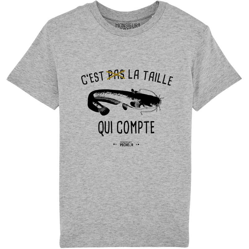T-shirt enfant C'est pas la taille (silure)