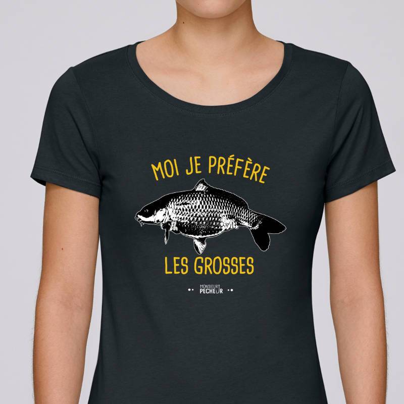 T-shirt Femme Je préfère les grosses