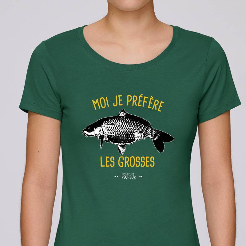 T-shirt Femme Je préfère les grosses