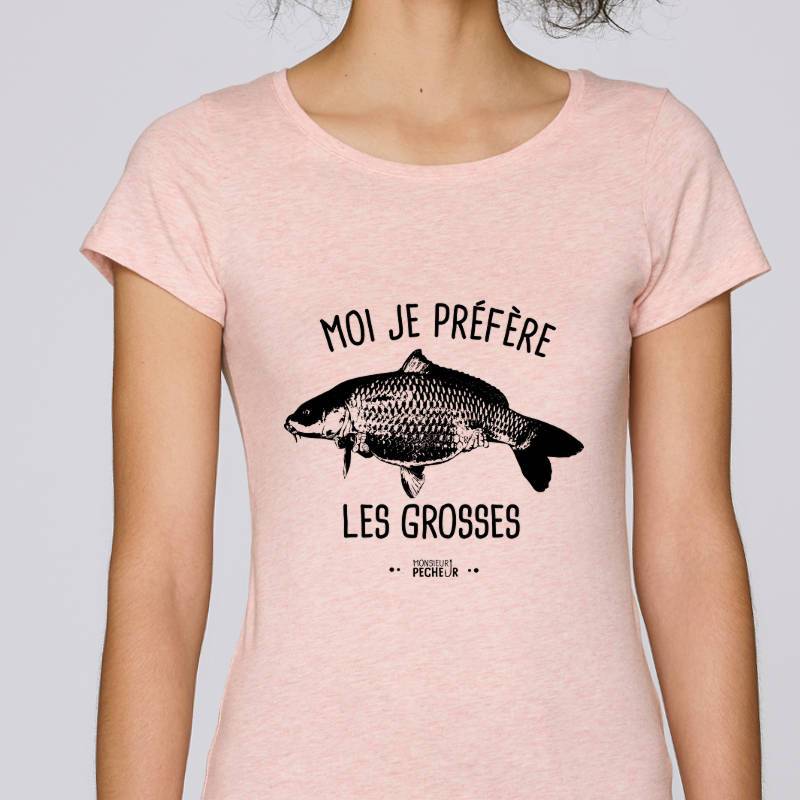 T-shirt Femme Je préfère les grosses